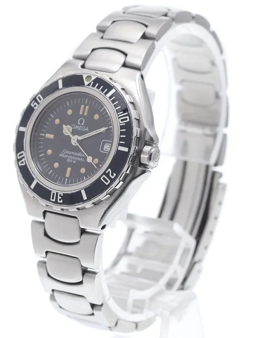 OMEGA Seamaster200 Date black Dial Quartz Ladies Watch_941320